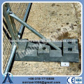 hot-dip galvanized and powder coated used temporary fence